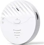 Tuya Smart Fenster Glasbruchsensor Vibration Alarm 130dB WLAN App Steuerung Sofortbenachrichtigung Einfache Montage ohne Werkzeug Für Zuhause Sicherheit Tür und Fenster Überwachung Weiß