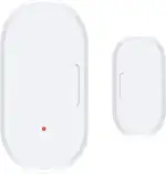 Haozee Tür- und Fenstersensor, Erfordert Zigbee Hub, Zigbee-Verbindung, Drahtloser Detektor für Alarmsystem und Smart Home, Kompatibel mit Home Assistant Zigbee2mqtt