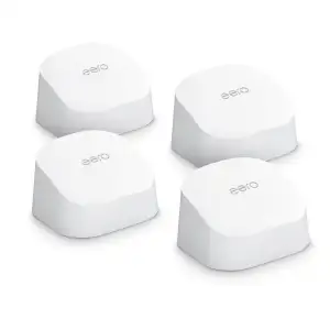 Amazon eero 6 Mesh-WLAN-Router | 500-Mbit/s-Ethernet | Bis zu 560 m² Abdeckung |
