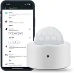 Haozee Zigbee PIR Smart-Bewegungssensor, hohe Empfindlichkeit, Echtzeit-Erkennung, Zigbee-Hub erf...