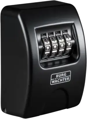 Burg Wächter Schlüsseltresor mit 4-stelligem Zahelncode für außen und innen, Sic