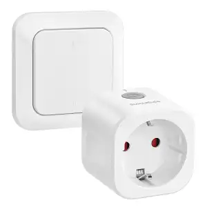 SURAIELEC Funksteckdose mit Fernbedienung, 16A 3680W Funksteckdosen Set für Inne
