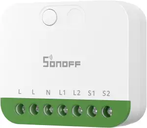 SONOFF MINI DUO（Matter über WiFi） 2-Kanal WiFi Smart Switch, Matter-kompatibel, 