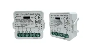 Sone Smart One WLAN Lichtschalter Unterputz – 39x39x18mm – 2x5A (1150W je Kanal,