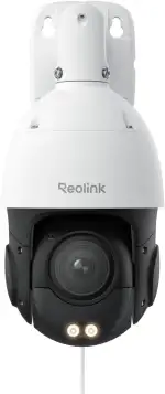 Reolink Smart 4K/8MP UHD PTZ Dome Überwachungskamera Aussen mit revolutionären 16X optischem 3D-Zoom, Farbnachtsicht, Personen-/Fahrzeug-/Tiererkennung, Zwei-Wege-Audio, 24/7 Aufzeichnung, RLC-823S2