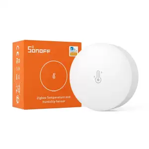 SONOFF SNZB-02P Zigbee Temperatur- und Feuchtigkeitssensor,Smart Thermometer Hygrometer mit Komfortalarm,Zigbee Temperatursensor Kompatibel mit Alexa/Google Home/HA/IFTTT,Zigbee Hub Erforderlich.