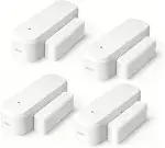 4 Stücke Tür Fensterkontakt Smart Home, Zigbee Fenstersensor Tuya, Drahtlose Home Security Alarmanlage für Smarten Heizkörperthermostat Haus, Garage, kompatibel mit Alexa und Google Home