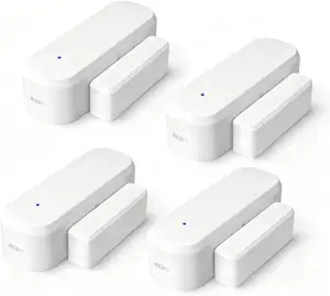 4 Stücke Tür Fensterkontakt Smart Home, Zigbee Fenstersensor Tuya, Drahtlose Hom