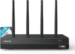 Reolink 4K 12CH WLAN NVR mit Wi-Fi 6, Integrierte 2TB HDD, 2,4/5GHz WiFi, Für Reolink WLAN-&Akku-...