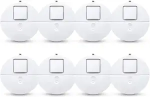 Glasbruchalarm mit lautem 120dB Alarm, Glasbruchmelder Fensteralarm Drahtloser F