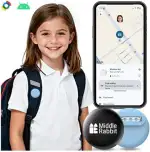 GPS Tracker für Kinder & Senioren (Android), ohne ABO, Tracker für Rucksack & Kleidung, kompatibel mit Google Find Hub, kein Monatsbeitrag