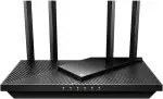 TP-Link Archer AX55 Wi-Fi 6 WLAN Router, 2402 Mbit/s 5 GHz, 574 Mbit/s 2,4 GHz, 4 × Gigabit LAN-Ports, 1 × USB 3.0 Port, unterstützt Keine DSL-Funktion