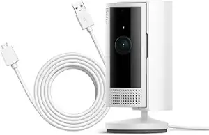 Ring Innenkamera (Indoor Camera 2. Gen.) + 3-m-USB-A- auf Micro-USB-Netzkabel | 