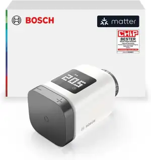 Bosch Smart Home Heizkörperthermostat II [+M], smartes Thermostat, Flexible Nutz