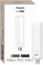 Aqara Smart Hub M100 für Hausautomation, Matter-Controller, Thread-Grenzrouter mit Aqara Zigbee(Keine Drittanbieter), Unterstützt Alexa, Apple Home, Google Home, SmartThings, IFTTT und Home Assistant