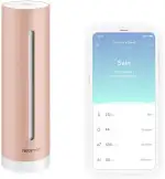 Netatmo Smarter Raumluftsensor für Innenräume, CO2-Sensor, Temperatur, Luftfeuchtigkeit, Geräusch - Haussteuerung, Gesundes Raumklima, Automatische Alarme - NHC-EC