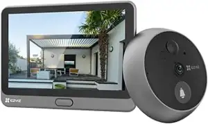 EZVIZ WLAN Türklingel mit 166° Weitwinkel und PIR-Sensor, 2MP Türspion Kamera mi