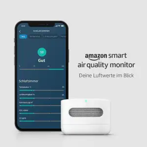 Amazon Smart Air Quality Monitor (Neueste Generation) – Smartes Luftqualitätsmes
