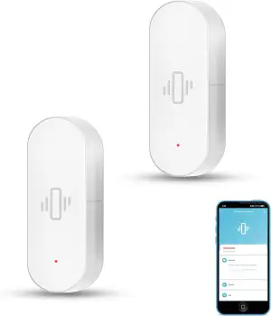 Intelligenter Vibrationssensor: Drahtloser Glasbruchmelder, WiFi-Türsensor mit A