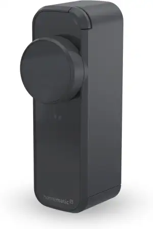 Homematic IP Türschlossantrieb – pro, anthrazit, Smart Home, permanente Türüberw