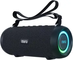 MIFA A90 Bluetooth Lautsprecher 60W kabellos IPX7 wasserdicht RGB-LED-Licht 30 S