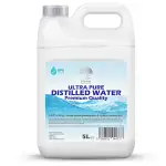 Destilliertes Wasser 100% reine Premium-Qualität – ideal für CPap, Bügeleisen, Luftbefeuchter, Reinigung, Motoren und mehr – Hergestellt in Großbritannien (5 Liter)