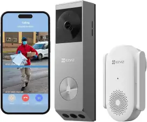 EZVIZ WLAN Video Türklingel mit Kamera, 3MP+2MP Dual Kamera, Personen-/Paketerke