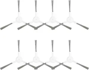 Seitenbürsten Zubehör für Xiaomi X20+, X10+, X20 Max, X20 Pro Roboter Staubsauger, X20+ Accessories 8-Stück Side Brushes
