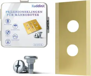 30 Stück Robuste Mähroboter Messer und Schrauben - Passend für Mammotion Luba AW