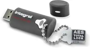 Integral 32GB Crypto-197 256-Bit 3.0 USB Stick verschlüsselt - USB Stick Passwor