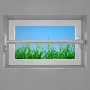 Fenstersicherung Sicherungsstange Türsicherung Einbruchschutz 1Fach 1000-1700mm