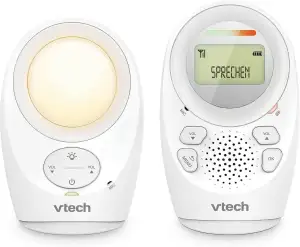 Vtech Digitales Audio-Babyphon DM1211 – Mit DECT-Technologie, Gegensprechfunktio