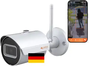 Lupus LE202 WLAN (V3) Überwachungskamera Außen – 4MP Super HD IP Kamera mit 30m 