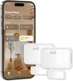 ONVIS Smarter Tür- und Fenstersensor, Door Window Kontaktsensor für Fenster, Bluetooth, Thread, Mitteilungen (offen/zu), Keine Bridge, Energie sparen, Apple HomeKit (2 Stück)