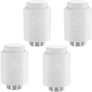 SONOFF TRVZB Zigbee Smartes Heizungsthermostat,4 Stück Smarte Heizkörperthermostat, Energiesparen...