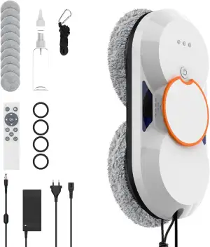 IERAKOR Fensterputzroboter 5600Pa mit Doppel-Sprühwasser, Fensterroboter & Fenst