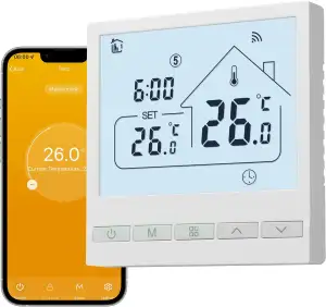 BEOK CONTROLS Thermostat Fussbodenheizung, Raumthermostat Fußbodenheizung WLAN f