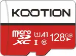 KOOTION Micro SD Karte 128GB Speicherkarte MicroSDXC bis zu 100 MB/s Klasse 10(A1 UHS-I U1) Micro SD Card Mini SD Karte Memory Card TF Speicher SD Karte für Kameras Handy Tablets Android Smartphones