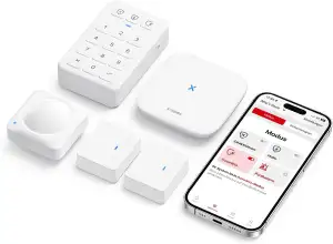 X-Sense Alarmanlage Haus & Wohnung AS05, WLAN Türalarm und Fensteralarm mit App,