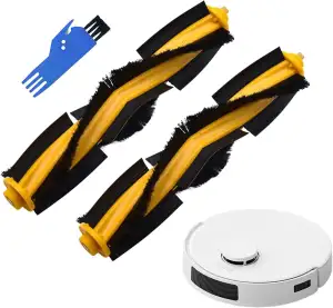 2 Stück Walzenbürsten Hauptbürste Ersatzteile mit Reinigungsbürste,Staubsauger z