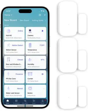 Aqara Tür- und Fenstersensor 3er Pack, Erfordert Aqara Hub, Zigbee-Verbindung, D