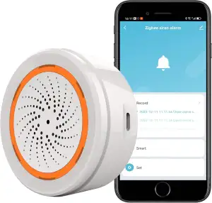 【Zigbee Smart Sirene Alarm】 Drahtloser Alarm für Haussicherheit & Hausautomation