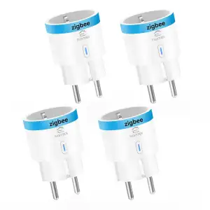 EIGHTREE Zigbee Steckdose mit Stromverbrauchsmessung, 16A, Sprachsteuerung, Zeit