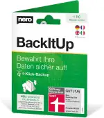 Backup Software Nero BackItUp Testsieger (1,9) – Auto-Backup, Cloud-Sicherung, Recovery & Datenrettung | Lifetime Lizenz | 1 PC | Windows 11/10/8/7
