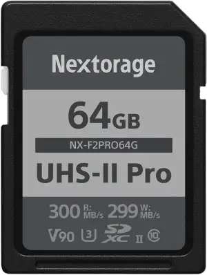 Nextorage SD Karte 64GB UHS-II SDXC, japanische speicherkarte datenspeicher SD C