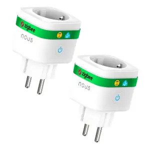 NOUS A7Z ZigBee Smart Steckdose mit Energieüberwachung, 16A, App- & Sprachsteuer