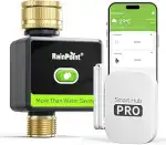 RAINPOINT Bewässerungscomputer WLAN, Smart WiFi Bewässerungssteuerung mit Messing EIN- und Auslas...
