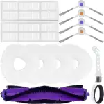 Ersatzteile für Narwal Freo Roboter Staubsauger, Zubehör Set 1 Hauptbürste, 2 HEPA-Filter, 4 Seitenbürste, 4 Wischtücher, 1 Reinigungsbürste, 1 Stoßstangen (11 Stück)