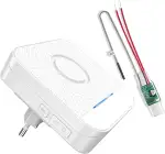 BITIWEND Funksignal Weiterleitung Funk Erweiterung Set Türklingel und Gong Weiterleitung 1 3-24V AC/DC Funkkonverter + 1 Empfänger für bestehende Gleichstrom/Wechselstrom Klingelanlagen