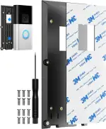 Ring-Türklingel-Montageplatte Halterung,selbstklebende Türklingel Halterung mit Klebepad,kompatib...